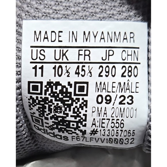 ADIDAS Shoes Mens 11 SUPER SALA 2 INDOOR SOCCER FUTSAL Gray Sneakers - Picture 8 of 9